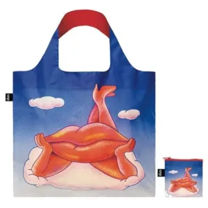 Művészi LOQI shopper Yuval Haker Szemtelen száj